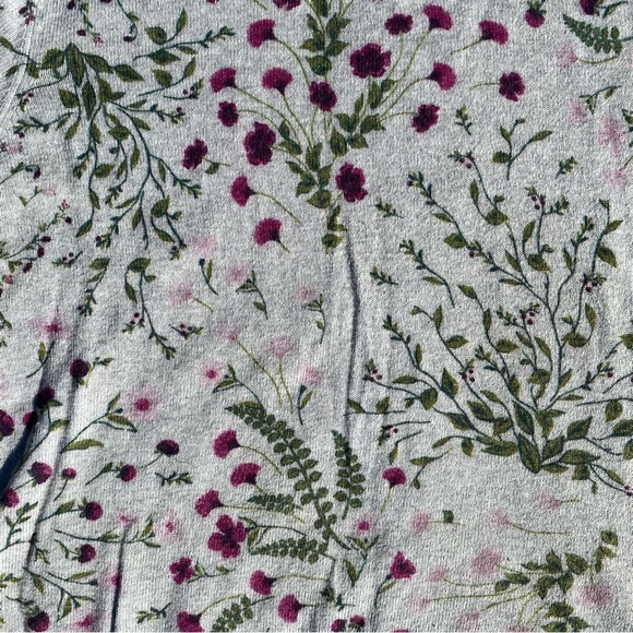 Joie Cotton/Cashmere Floral Sweater - Picture 9 of 10